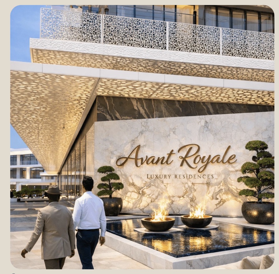 Avant Royale Luxury Residences entrance